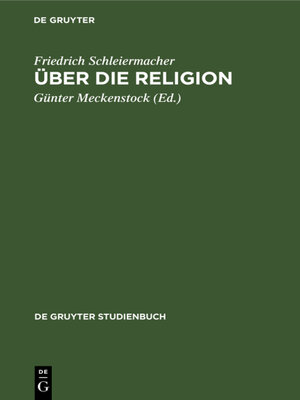 cover image of Über die Religion